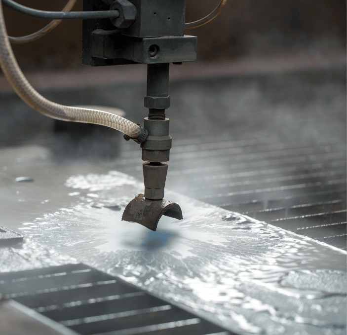 Waterjet cutting for Metal Cutting