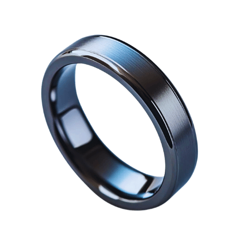 What are the unique properties of titanium and tungsten for jewelry making?