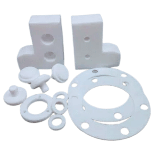 What are the challenges in achieving tight tolerances for custom PTFE parts?