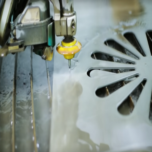 Are there limitations to waterjet cutting thick steel