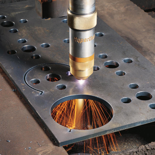 Is oxygen a suitable gas for plasma cutting